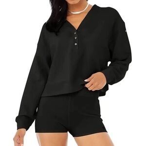 alo yoga henley longsleeve